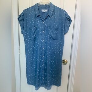 Thread & Supply Women’s Short Sleeve Chambray Dress